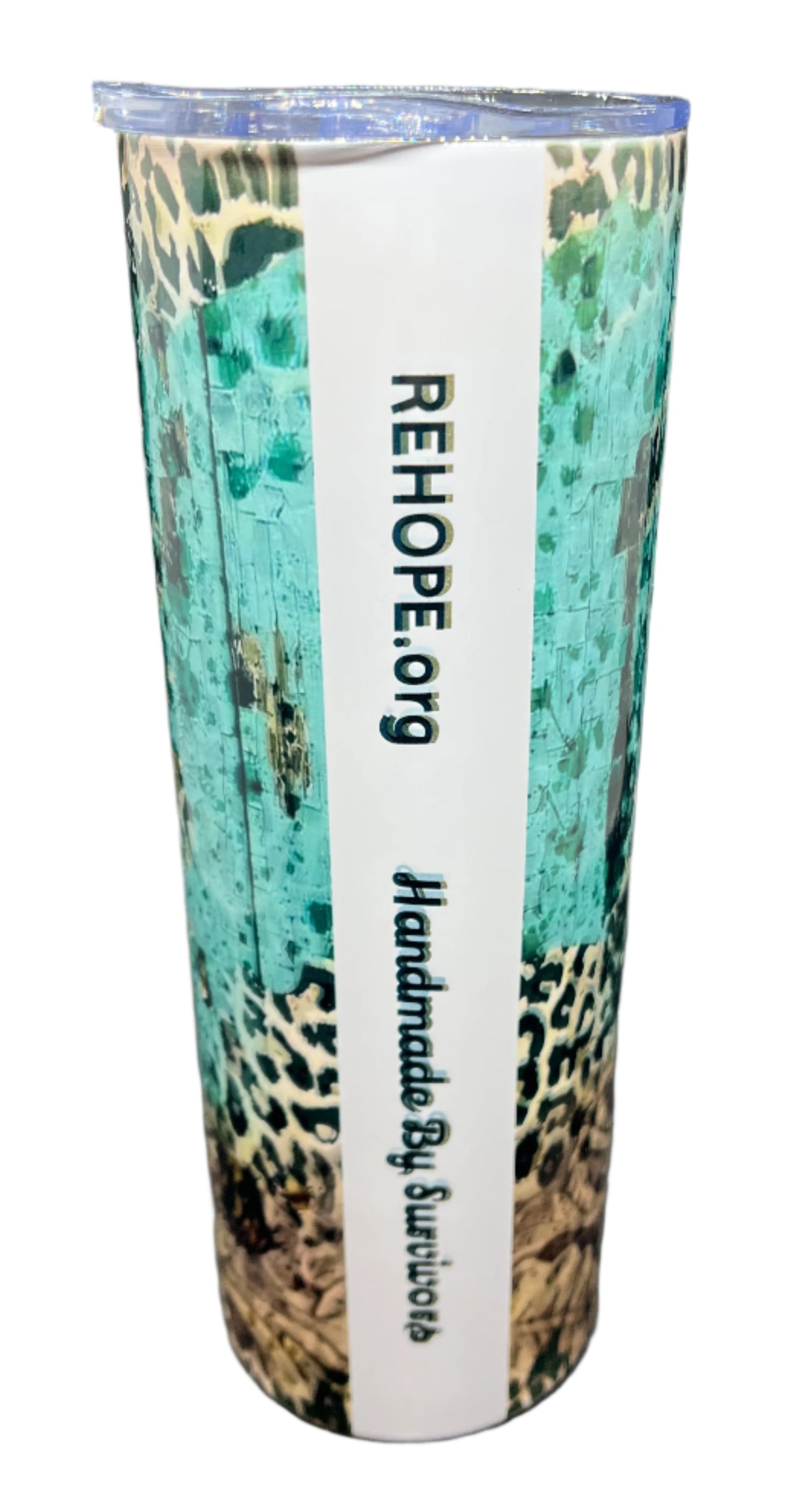 Teal Cross (20 oz)