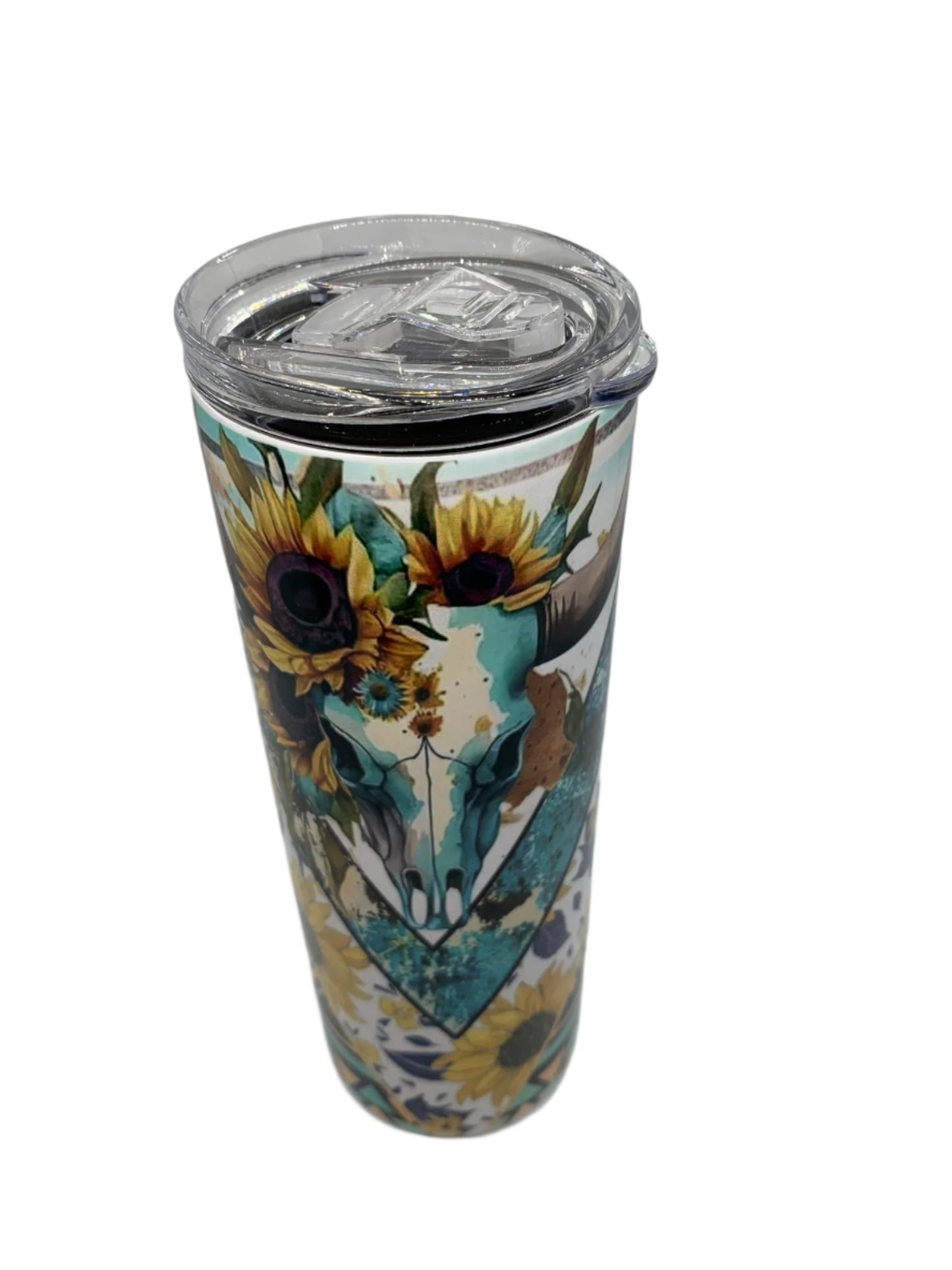 Bull Skull & Sunflowers (20 oz)