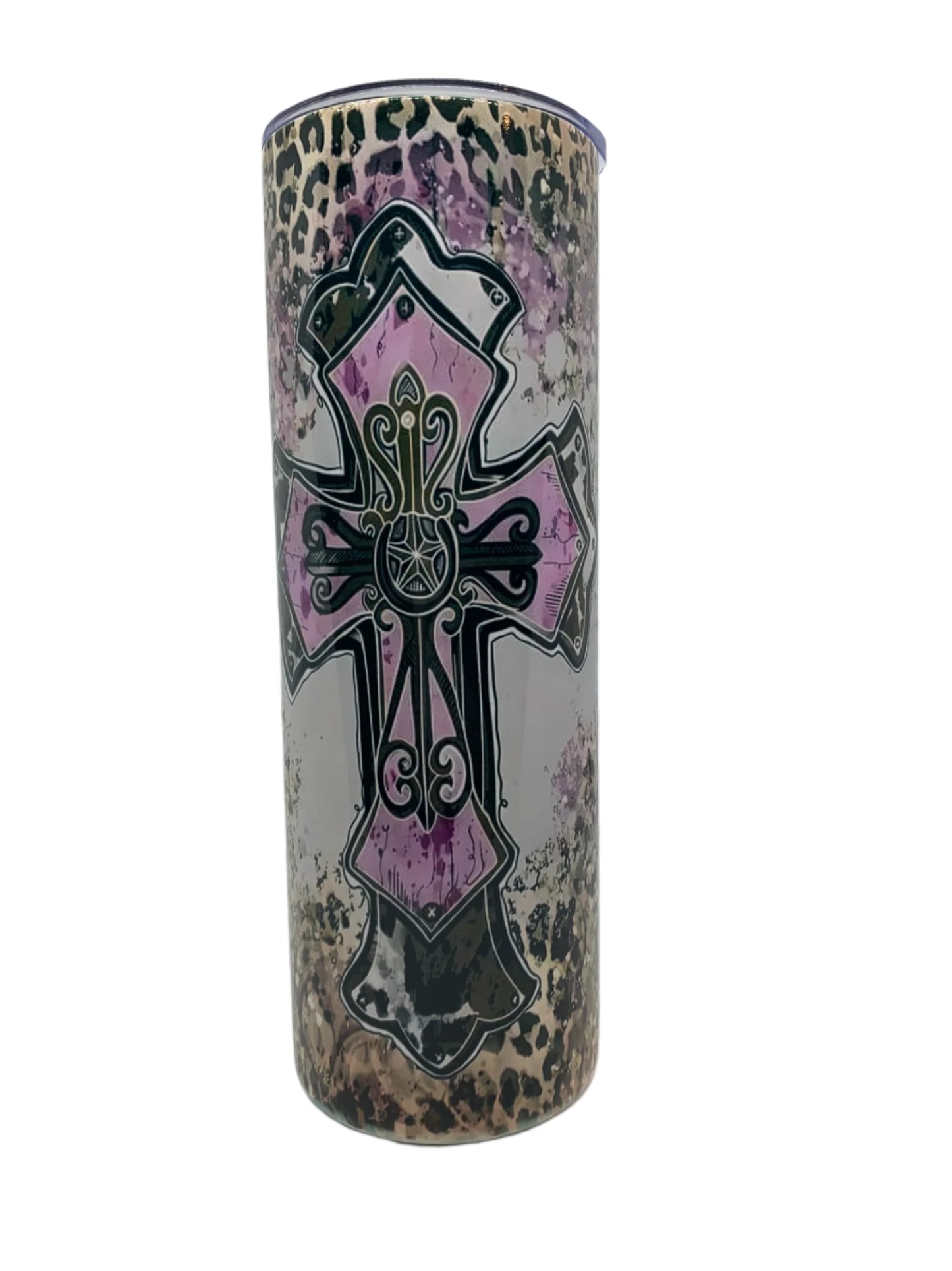 Purple/Pink Cross (20 oz)