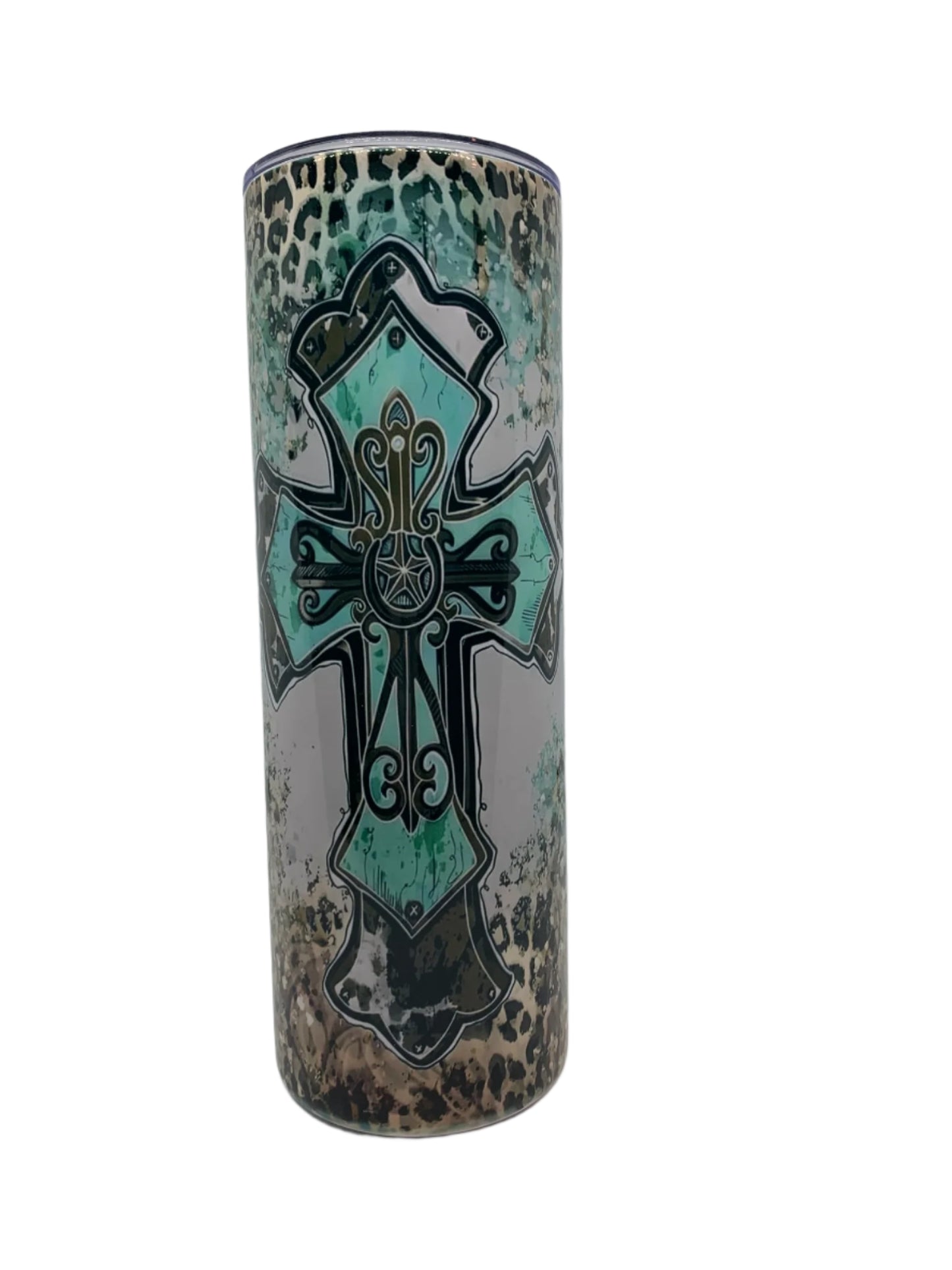 Teal Cross (20 oz)